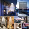 LED Plafondlamp met Bewegingssensor + Dag en Nacht Sensor - 18W - Aanpasbare Kleur CCT - 360° Zichthoek - Opbouw/Inbouw - Rond - Mat Zwart