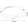 LED Plafondlamp met Bewegingssensor + Dag en Nacht Sensor - 18W - Aanpasbare Kleur CCT - 360° Zichthoek - Opbouw/Inbouw - Rond - Mat Zwart