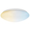 LED Plafondlamp met Sensor - Velvalux - 12W 1300lm - Aanpasbare Lichtkleur CCT - Spatwaterdicht IP44 - Opbouw - Rond - Wit