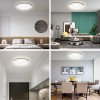 LED Plafondlamp met Sensor - Velvalux - 12W 1300lm - Aanpasbare Lichtkleur CCT - Spatwaterdicht IP44 - Opbouw - Rond - Wit