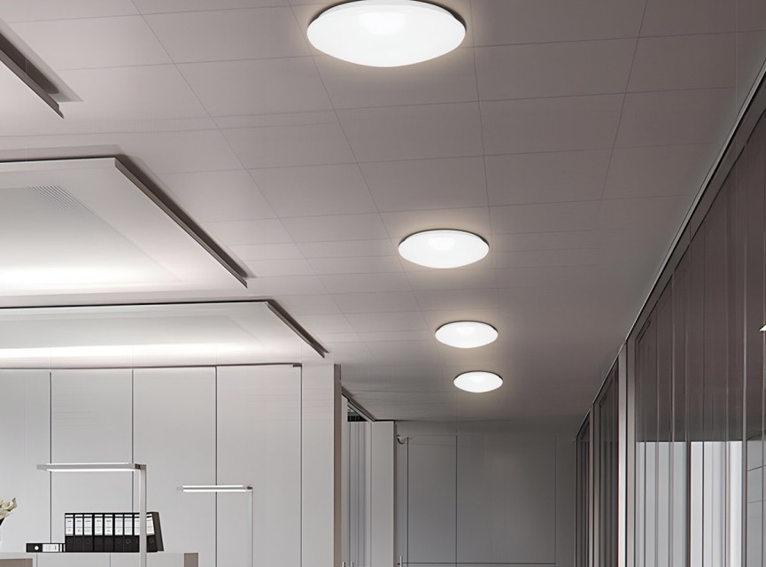 LED Plafondlamp met Sensor - Velvalux - 12W 1300lm - Aanpasbare Lichtkleur CCT - Spatwaterdicht IP44 - Opbouw - Rond - Wit