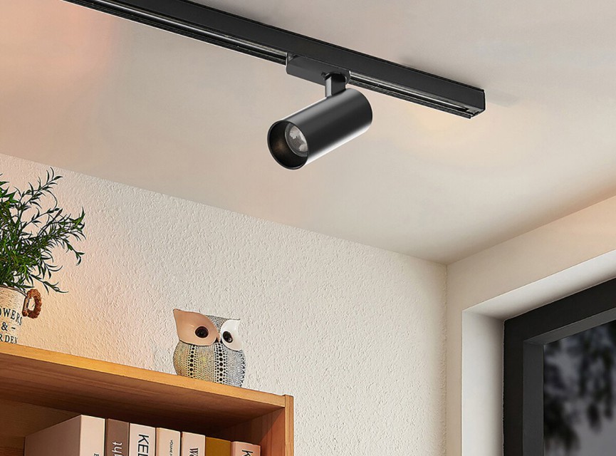 LED Railspot - Track Spot - Brinton Sonly - 1-Fase - 30W 2960lm 38D - Aanpasbare Lichtkleur CCT - Zwart