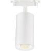 LED Railverlichting - Track Spot - Basto - GU10 Fitting - 1 Fase - Rond - Mat Wit Aluminium