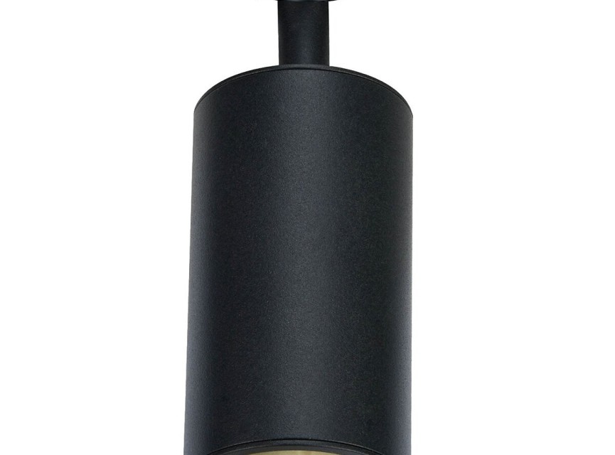 LED Railverlichting - Track Spot - Basto - GU10 Fitting - 1 Fase - Rond - Mat Zwart Aluminium