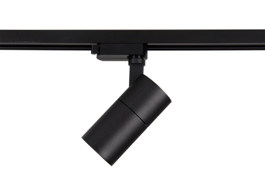 LED Railverlichting - Track Spot - Prixa Pina - 1 Fase - 20W - Aanpasbare Kleur - Mat Zwart - Rond - Aluminium