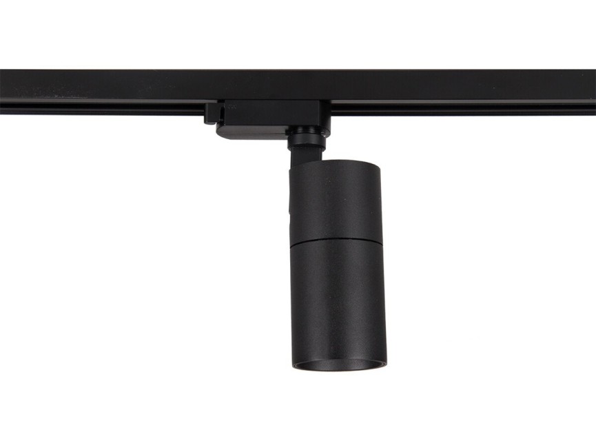 LED Railverlichting - Track Spot - Prixa Pina - 1 Fase - 20W - Aanpasbare Kleur - Mat Zwart - Rond - Aluminium