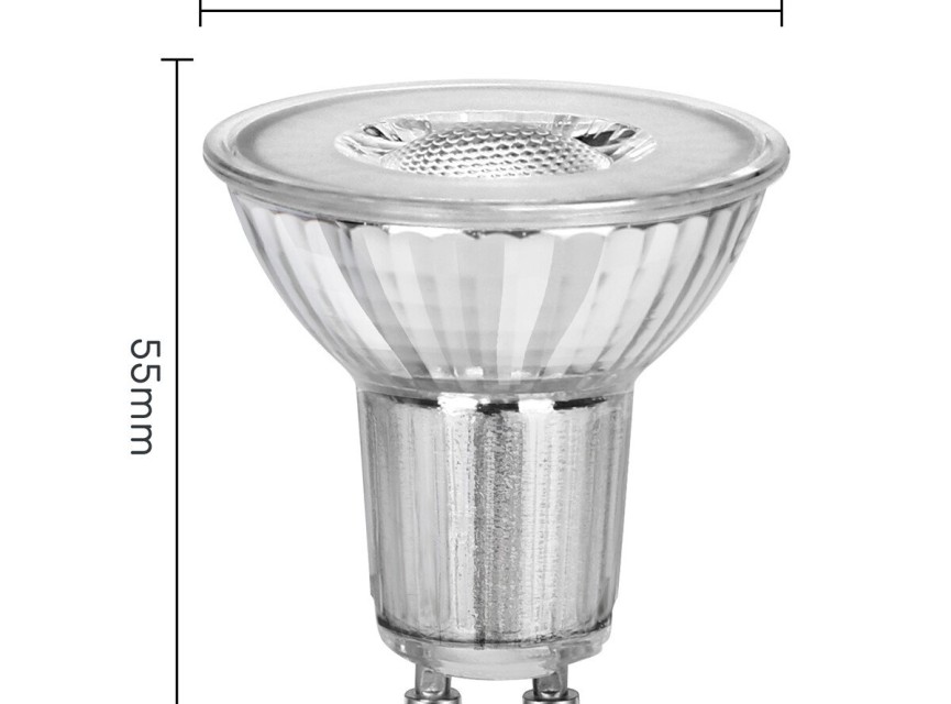LED Spot - GU10 PAR16 - Velvalux - 6W 435lm 38D - 827 Zeer Warm Wit 2700K | Vervangt 62W