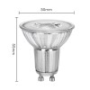 LED Spot - GU10 PAR16 - Velvalux - 6W 435lm 38D - 860 Helder/Koud Wit 6000K | Vervangt 62W