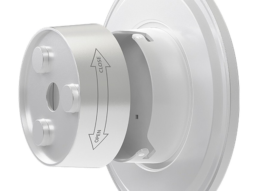LED Wandlamp - Brinton Plinto - 8W 760lm - Aanpasbare Lichtkleur CCT - Rondom Verlicht - Voor Buiten en Binnen - Waterdicht IP65 - Rond - Wit