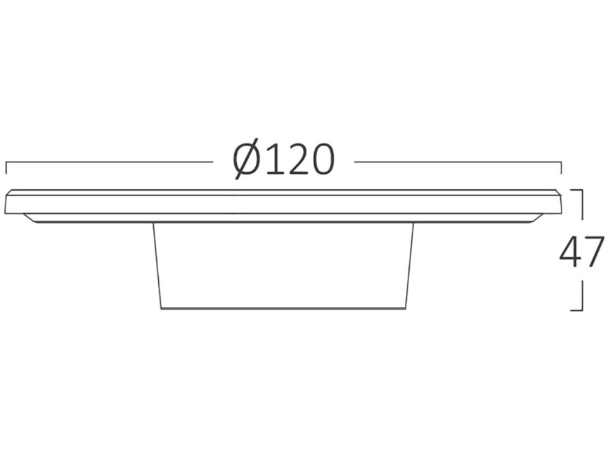 LED Wandlamp - Brinton Plinto - 8W 760lm - Aanpasbare Lichtkleur CCT - Rondom Verlicht - Voor Buiten en Binnen - Waterdicht IP65 - Rond - Wit