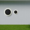 LED Wandlamp - Brinton Plinto - 8W 760lm - Aanpasbare Lichtkleur CCT - Rondom Verlicht - Voor Buiten en Binnen - Waterdicht IP65 - Rond - Zwart