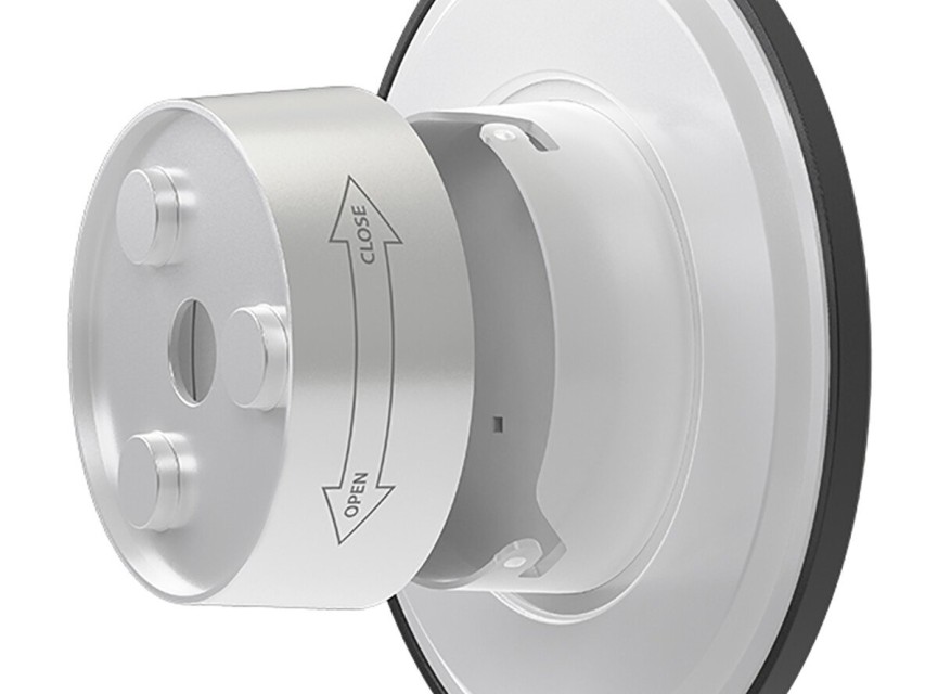 LED Wandlamp - Brinton Plinto - 8W 760lm - Aanpasbare Lichtkleur CCT - Rondom Verlicht - Voor Buiten en Binnen - Waterdicht IP65 - Rond - Zwart
