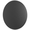 LED Wandlamp - Brinton Plinto - 8W 760lm - Aanpasbare Lichtkleur CCT - Rondom Verlicht - Voor Buiten en Binnen - Waterdicht IP65 - Rond - Zwart