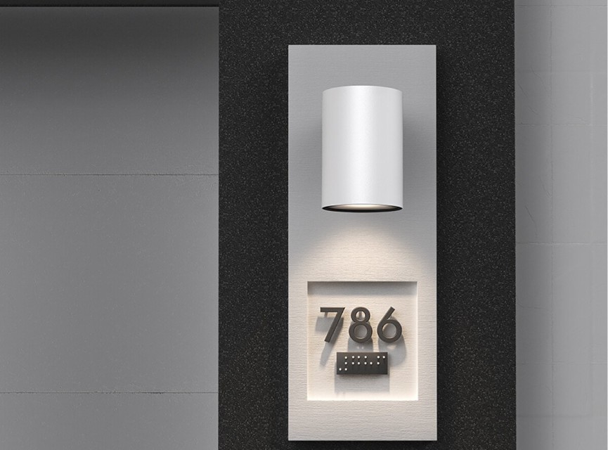LED Wandlamp - Brinton Victa - Down - 9W 900lm - Aanpasbare Lichtkleur CCT - Voor Buiten en Binnen - Waterdicht IP65 - Rond - Wit