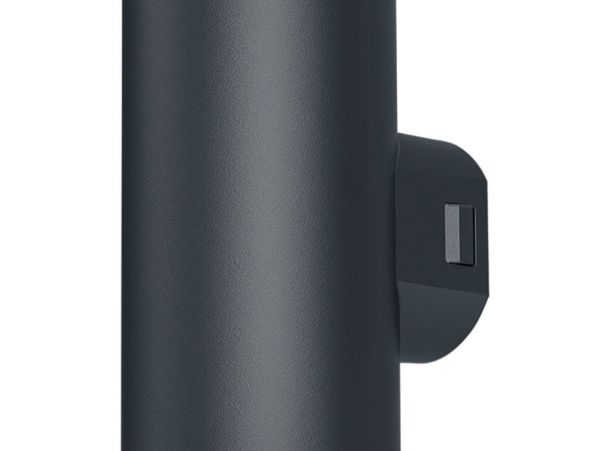 LED Wandlamp - Brinton Victa - Up & Down - 18W 1780lm - Aanpasbare Lichtkleur CCT - Voor Buiten en Binnen - Waterdicht IP65 - Rond - Antraciet