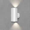 LED Wandlamp - Brinton Victa - Up & Down - 18W 1780lm - Aanpasbare Lichtkleur CCT - Voor Buiten en Binnen - Waterdicht IP65 - Rond - Wit
