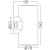 LED Wandlamp - Brinton Victa - Up & Down - 18W 1780lm - Aanpasbare Lichtkleur CCT - Voor Buiten en Binnen - Waterdicht IP65 - Rond - Wit