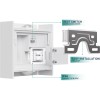 LED Wandlamp - Brinton Victo - Up & Down - 2W 180lm - Aanpasbare Lichtkleur CCT - Voor Buiten en Binnen - Waterdicht IP65 - Rechthoek - Wit