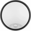 LED Wandlamp met Sensor - Kozolux Sorta - 20W 1600lm - Aanpasbare Lichtkleur 3in1 CCT - IP54 - Rond - Zwart