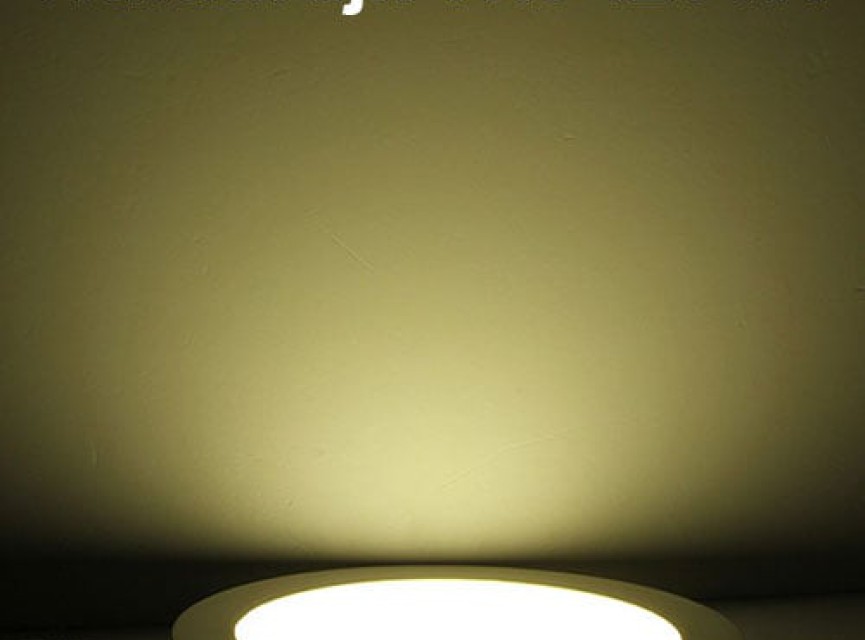 LED Downlight Slim - Inbouw Rond 12W - Natuurlijk Wit 4200K - Mat Wit Aluminium - Ø170mm