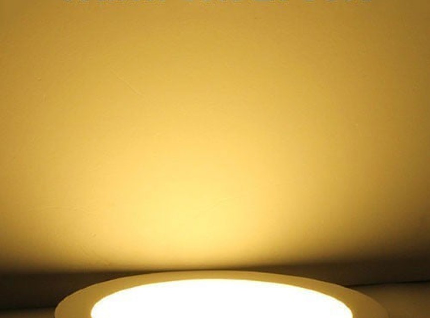 LED Downlight Slim - Inbouw Rond 6W - Warm Wit 2700K - Mat Wit Aluminium - Ø120mm