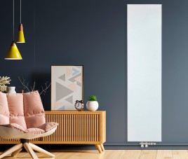160x60 cm Type 20 - 1882 watt - Oppio Verticale radiator vlakke voorzijde - Wit (Ral 9016)