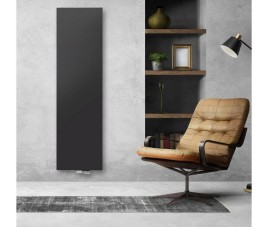 200x40 cm Type 20 - 1521 Watt - Oppio Verticale radiator vlakke voorzijde - Mat Zwart (Ral 9005)