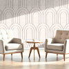 OPPIO Viltpaneel Beige - BAROK - 60x280 cm - Brandvertragend & Geluiddempend