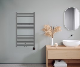 100x60 cm - Oppio Smart WiFi Antraciet elektrische handdoekradiator