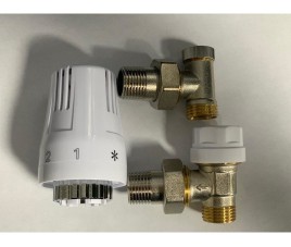 Thermostatische haakse aansluitingen tbv radiator - Rast-H1