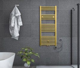 120x40 cm - Oppio Smart Digital elektrische handdoekradiator - Goud