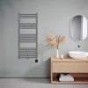 120x50 cm - Oppio Smart WiFi Antraciet elektrische handdoekradiator