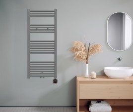 120x50 cm - Oppio Smart WiFi Antraciet elektrische handdoekradiator