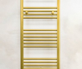 120x50 cm - 673 Watt - Oppio Handdoekradiator - Goud