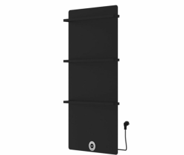 120x60 cm - E-panel elektrische radiator 750 Watt - Mat Zwart
