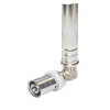 Aansluiting pers 16x2 - 15mm vernikkelde buis 30cm voor c.v. en sanitairaansluitingen