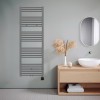 160x60 cm - Oppio Smart WiFi Antraciet elektrische handdoekradiator