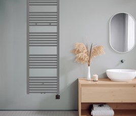 160x60 cm - Oppio Smart WiFi Antraciet elektrische handdoekradiator