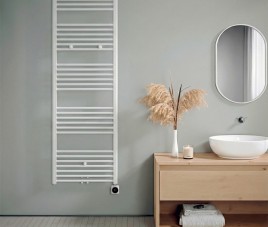 160x60 cm - Oppio Smart WiFi Wit (Ral 9016) elektrische handdoekradiator