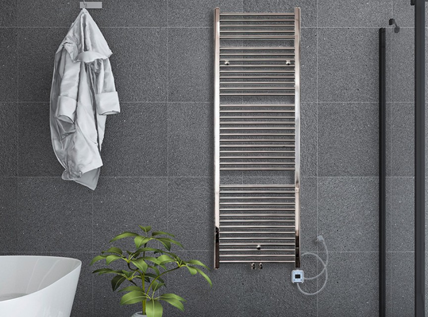 160x60 cm - Oppio Smart Digital Mat Goud elektrische handdoekradiator