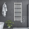 160x50 cm - Oppio Smart Digital Wit (Ral 9016) elektrische handdoekradiator