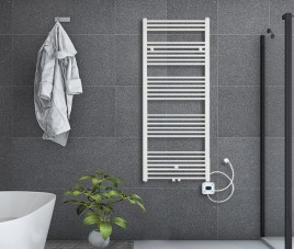 160x50 cm - Oppio Smart Digital Wit (Ral 9016) elektrische handdoekradiator