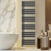 164x40 cm - Oppio Elite ECO Digital elektrische handdoekradiator - Mat Zwart (Ral 9005)
