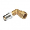 Kniekoppeling 90 graden pers 16x2 - 15mm kopere buis