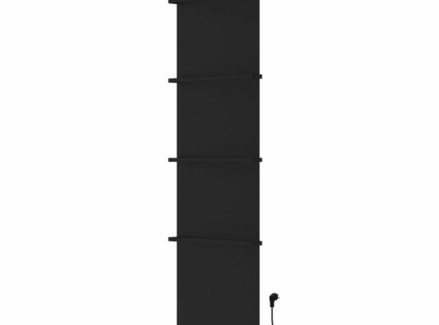 180x60 cm - E-panel elektrische radiator 1200 Watt - Mat Zwart