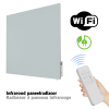 Oppio GlassHeat Pro Infrarood Paneelradiator 60x80cm - Wit | Slim & Energiezuinig