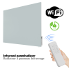 Oppio GlassHeat Pro Infrarood Paneelradiator 60x100cm - Wit | Slim & Energiezuinig