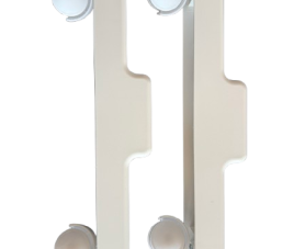 Mademoiselle 60100 Voetconsoles Wit – Set van 2