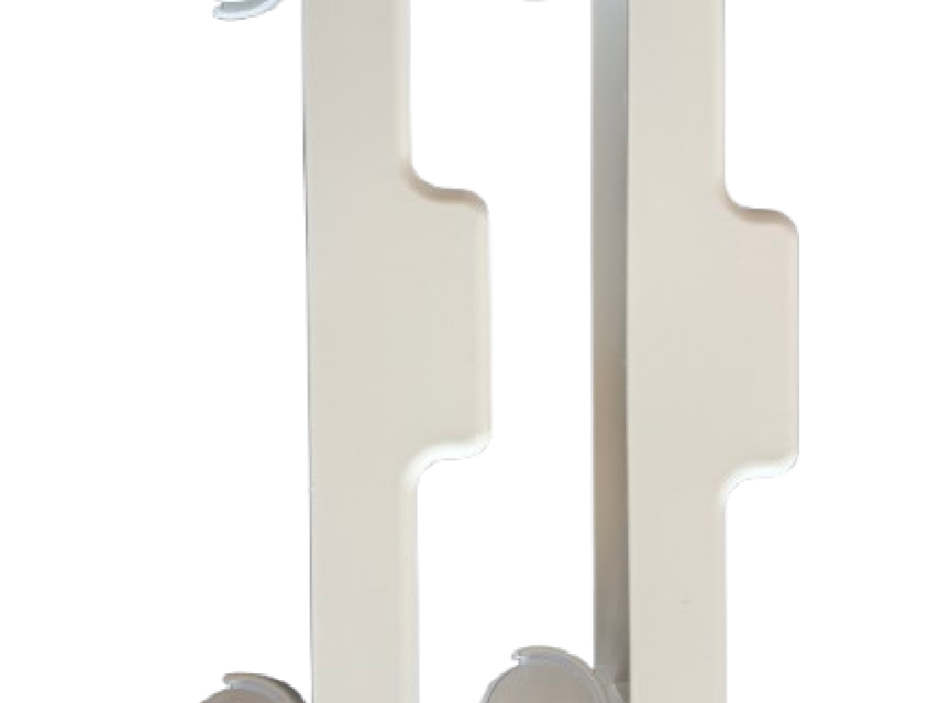 Mademoiselle 60100 Voetconsoles Wit – Set van 2