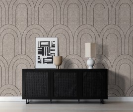 Oppio OPPIO Viltpaneel TAUPE - BAROK - 60x280 cm - Brandvertragend & Geluiddempend